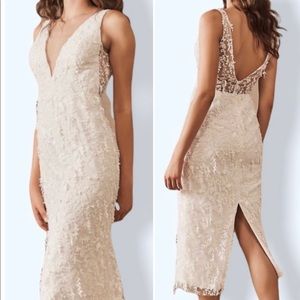 BHLDN Jenny Yoo Wedding Dress, Ivory Lace, Size 4